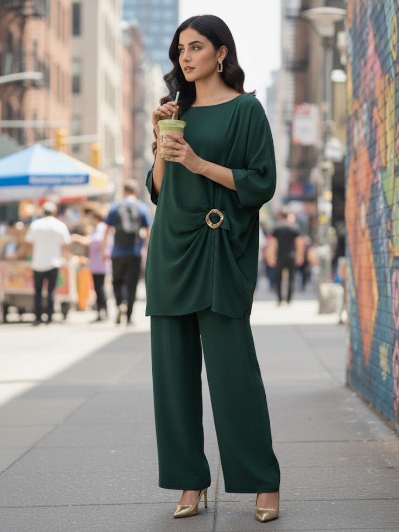 matcha mist is a turqoise cordset by zeehuma