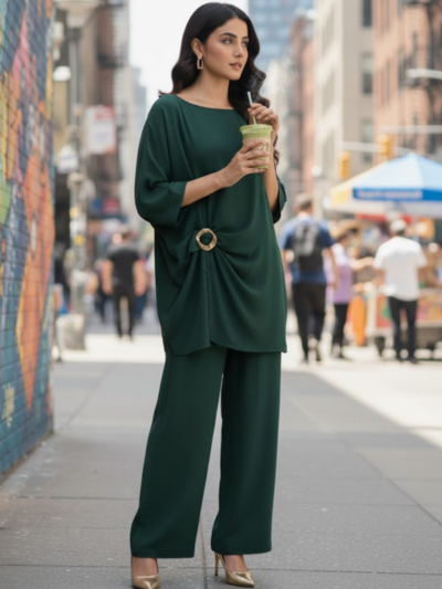 matcha mist turqiose cordset by zeehuma